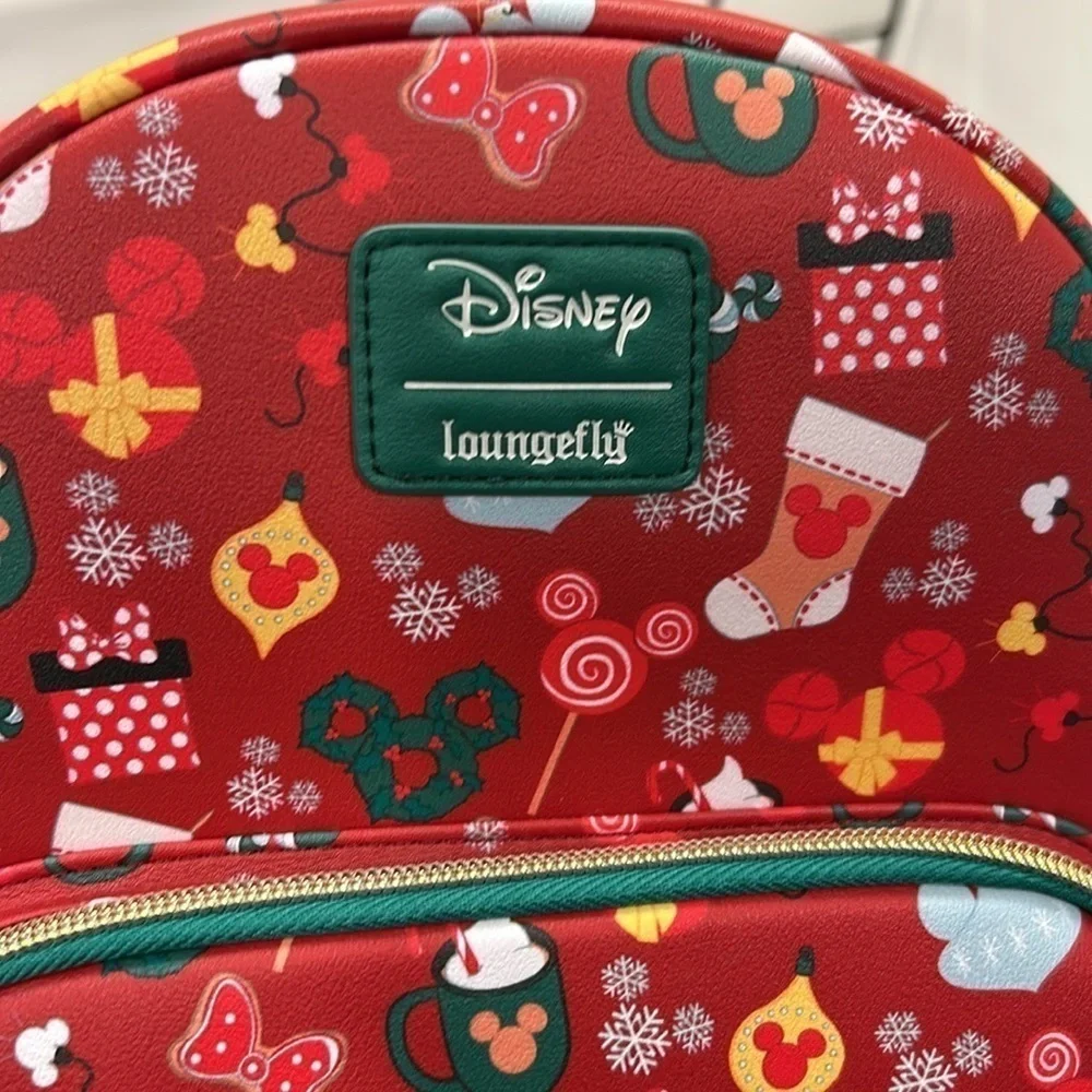 Loungefly Disney Mickey Mouse Holiday Sweets & Treats Mini Backpack NWT!
